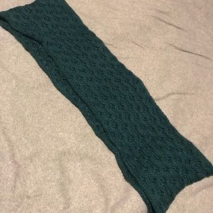 teal scarf